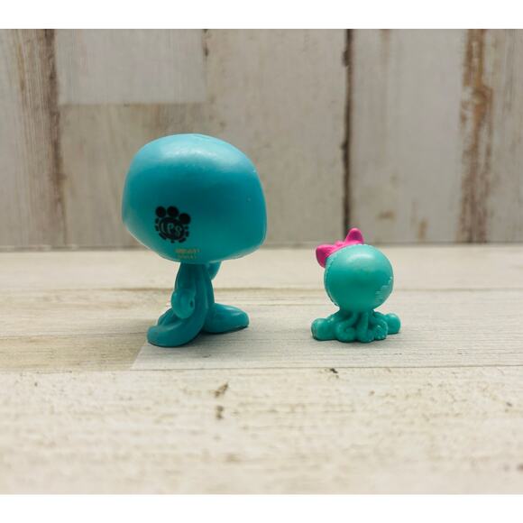 Lps Littlest Petshop Mommy and Baby Octopus Vintage EUC - Picture 2 of 3